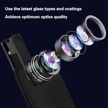 Load image into Gallery viewer, Phone Camera Lens, 198 Fisheye Lens + 120 Super Wide-Angle Lens + 20x Macro Lenses Camera Photography Accessories kit Gadgets for iPhone Samsung Android Smartphone_1574
