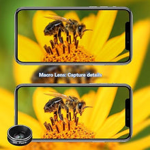 Load image into Gallery viewer, Phone Camera Lens, 198 Fisheye Lens + 120 Super Wide-Angle Lens + 20x Macro Lenses Camera Photography Accessories kit Gadgets for iPhone Samsung Android Smartphone_1576

