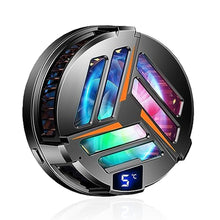 Load image into Gallery viewer, Phone Cooler Magnetic Phone Cooler Cooling Fan for Gaming, Compatible with 12,13 &amp; 14 Series, Dual Semiconductor, with LED Display for Smartphone/Tablet, Multicolor_1
