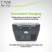 Load image into Gallery viewer, PHONEDRS U10 UV-C Cell Phone Sanitizer with Dryer and Charger | Cleans, Dries and Charges All Phones_1485

