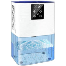Load image into Gallery viewer, PinkDeal Dehumidifier, 3L/105oz Water Tank, 1100ml/Day, Bathroom Bedroom Basement RV, Ultra-Quiet 28dB Sleep Mode, Auto Shut-Off, Auto Defrost, 7-Color LED Light, Digital Display (White)_1
