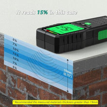 Load image into Gallery viewer, Pinless Moisture Meter for Wood Digital Wall Moisture Detector, Green_818
