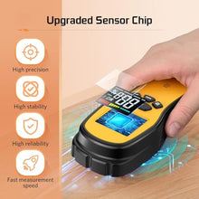 Load image into Gallery viewer, Pinless Moisture Meter - Povlen Wood Moisture Meter Digital Moisture Detector for Lumber Drywall Firewood Masonry Woodworking Plaster Floor Concrete Building with LCD Display Sound Alarm, BlackOrange_2922
