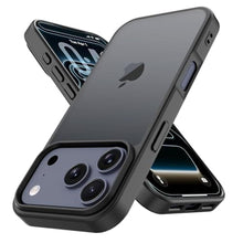 Load image into Gallery viewer, PinLiSheng Matte Case for iPhone 17 Pro Max Case,Shockproof Protective Hard Back Slim Phone Case,Frosted Translucent Back Phone Cover, Anti-Fingerprint - Black, MatteBlack_1
