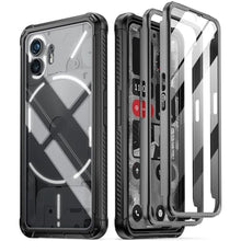 Load image into Gallery viewer, Poetic Guardian Case Compatible with Nothing Phone 2 6.7 Inch [20 FT Mil-Grade Drop Tested], Full-Body Hybrid Shockproof Bumper Cover Case with Built-in Screen Protector, Black/Clear_1
