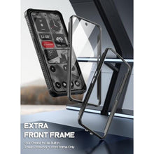 Load image into Gallery viewer, Poetic Guardian Case Compatible with Nothing Phone 2 6.7 Inch [20 FT Mil-Grade Drop Tested], Full-Body Hybrid Shockproof Bumper Cover Case with Built-in Screen Protector, Black/Clear_8375
