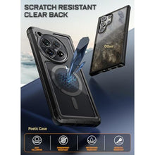 Load image into Gallery viewer, Poetic Guardian Case Compatible with OnePlus 12 5G (2024), Built-in Screen Protector, Works with Fingerprint ID, Shockproof, Robust, Transparent, Full Body Hybrid Case, Black/Clear_8657

