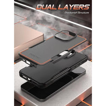 Load image into Gallery viewer, Poetic Neon Series Case Compatible with iPhone 15 Pro Max, Dual Layer Light Weight Slim Shockproof Protective Drop Protection Phone Case 2023 New Cover for iPhone 15 Pro Max (6.7 Inch), Black_7474
