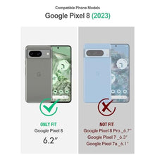 Load image into Gallery viewer, POETIC Polycarbonate Guardian Magpro Case for Google Pixel 8 6.2 Inch, [compatible With Magsafe] [20ft Mil-grade Drop Tested], Full Body Hybrid Bumper Cover With Built-in Screen Protector, Black/clear_7464

