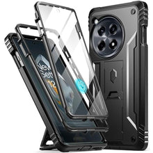 Load image into Gallery viewer, POETIC Polycarbonate Revolution Case For Oneplus 12R 5G(2024),Built-In Screen Protector [Work Fingerprint Id],[20Ft Mil-Grade Drop Tested] Full Body Shockproof Protective Case With Kickstand Blue, LightBlue_1
