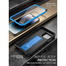 Load image into Gallery viewer, Poetic Revolution Case for iPhone 14 Pro Max 6.7 inch, [20FT Mil-Grade Drop Tested], Full-Body Rugged Shockproof Protective Cover with Kickstand and Built-in-Screen Protector, Light Pink, LightPink_2613

