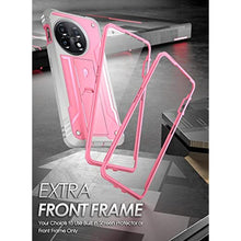 Load image into Gallery viewer, Poetic Revolution Case for OnePlus 11 5G 6.7"(2023), [20 FT Mil-Grade Drop Tested], Full-Body Rugged Dual-Layer Shockproof Protective Cover with Kickstand and Built-in-Screen Protector, Light Pink, LightPink_7858
