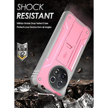 Load image into Gallery viewer, Poetic Revolution Case for OnePlus 11 5G 6.7"(2023), [20 FT Mil-Grade Drop Tested], Full-Body Rugged Dual-Layer Shockproof Protective Cover with Kickstand and Built-in-Screen Protector, Light Pink, LightPink_7859
