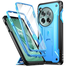 Load image into Gallery viewer, Poetic Revolution Case for OnePlus 12 5G (2024), Built-in Screen Protector [Work with Fingerprint ID], [2 Front Frame] Full Body Rugged Shockproof Protective Cover Case with Kickstand, Blue_1
