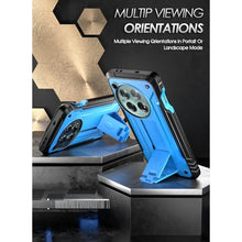 Load image into Gallery viewer, Poetic Revolution Case for OnePlus 12 5G (2024), Built-in Screen Protector [Work with Fingerprint ID], [2 Front Frame] Full Body Rugged Shockproof Protective Cover Case with Kickstand, Blue_7379
