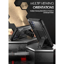 Load image into Gallery viewer, Poetic Revolution Case for Samsung Galaxy A15 5G,[Slide Camera Cover],[20FT Mil-Grade Drop Tested], Full-Body Military Grade Rugged Shockproof Cover with Kickstand and Built-in-Screen Protector, Black_7388
