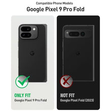 Load image into Gallery viewer, Poetic Spartan Case for Google Pixel 9 Pro Fold 5G, [Hinge Protection][Kickstand][Mil-Grade Protection] Full-Body Shockproof Protective Rugged Cover with Built-in Screen Protector, Metallic Gun Metal, MetallicGunMetal_1770
