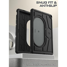 Load image into Gallery viewer, Poetic TurtleSkin Series for Google Pixel Tablet Case 11 inch (2023), Heavy Duty Shockproof Rugged Kids Friendly Drop Protection Silicone Cover Case, Black_2175
