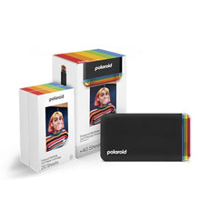 Load image into Gallery viewer, Polaroid Hi-Print + Paper Bundle- 2nd Generation Bluetooth Connected 2x3 Pocket Photo Dye-Sub Printer - Black Printer + 40 Photos (6439)_1
