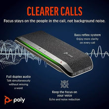 Load image into Gallery viewer, Poly Sync 40 Smart Speakerphone (Plantronics) - Flexible Workspaces - Connect to PC/Mac via USB and Smartphones via Bluetooth - Certified for Microsoft Teams Amazon Exclusive_2735
