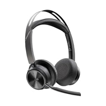 Load image into Gallery viewer, Poly Voyager Focus 2 Microsoft Teams Certified USBC-C Headset + USB-C/A Adapter - Microsoft Teams Certification - Google Assistant, Siri - Stereo - USB Type C - Wired/Wireless - Bluetooth - 298.6 ft -, Black_1
