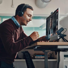 Load image into Gallery viewer, Poly Voyager Focus 2 Microsoft Teams Certified USBC-C Headset + USB-C/A Adapter - Microsoft Teams Certification - Google Assistant, Siri - Stereo - USB Type C - Wired/Wireless - Bluetooth - 298.6 ft -, Black_430
