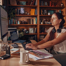 Load image into Gallery viewer, Poly Voyager Focus 2 Microsoft Teams Certified USBC-C Headset + USB-C/A Adapter - Microsoft Teams Certification - Google Assistant, Siri - Stereo - USB Type C - Wired/Wireless - Bluetooth - 298.6 ft -, Black_431
