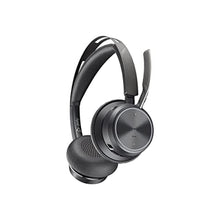 Load image into Gallery viewer, Poly - Voyager Focus 2 UC USB-C Headset (Plantronics) - Bluetooth Dual-Ear (Stereo) Headset with Boom Mic - USB-C PC/Mac Compatible - Active Noise Canceling - Works with Teams, Zoom (Certified) &amp; More, Black_1
