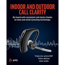 Load image into Gallery viewer, Poly Voyager Legend Wireless Headset (Plantronics) - Single-Ear Bluetooth w/Noise-Canceling Mic - Voice Controls - Mute &amp; Volume Buttons - Ergonomic Design -Connect to Mobile/Tablet via Bluetooth -FFP_442
