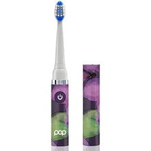 Load image into Gallery viewer, Pop Sonic Electric Toothbrush 15,000-30,000 Strokes/Min w/AAA Battery Electric Toothbrush For Adults Bathroom Essentials &amp; Travel Essentials Dupont Nylon Bristles 2 Speed (Purple Watercolor), PurpleWatercolor_7097
