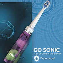 Load image into Gallery viewer, Pop Sonic Electric Toothbrush 15,000-30,000 Strokes/Min w/AAA Battery Electric Toothbrush For Adults Bathroom Essentials &amp; Travel Essentials Dupont Nylon Bristles 2 Speed (Purple Watercolor), PurpleWatercolor_7100

