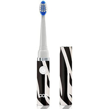 Load image into Gallery viewer, Pop Sonic Electric Toothbrush 15,000-30,000 Strokes/Minute w/AAA Battery Electric Toothbrush for Adults Bathroom Essentials &amp; Travel Essentials Dupont Nylon Bristles 2 Speed (Zebra)_7059
