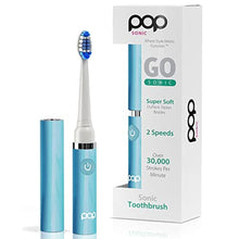 Load image into Gallery viewer, Pop Sonic Electric Toothbrush (Blue Pastel) - Travel Toothbrushes w/AAA Battery | Kids Electric Toothbrushes with 2 Speed &amp; 15,000-30,000 Strokes/Minute, Dupont Nylon Bristles, PastelBlue_1
