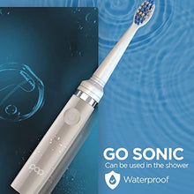 Load image into Gallery viewer, Pop Sonic Electric Toothbrush (Grey) - Travel Toothbrushes w/AAA Battery | Kids Electric Toothbrushes with 2 Speed &amp; 15,000-30,000 Strokes/Minute, Dupont Nylon Bristles_7107
