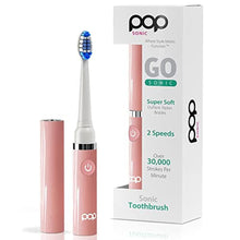 Load image into Gallery viewer, Pop Sonic Electric Toothbrush (Pastel Pink) - Travel Toothbrushes w/AAA Battery | Kids Electric Toothbrushes with 2 Speed &amp; 15,000-30,000 Strokes/Minute, Dupont Nylon Bristles, PastelPink_1
