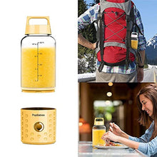 Load image into Gallery viewer, PopBabies Smoothie Blender, Portable Blender for Shakes and Smoothies with USB Rechargeable Blender Cup, Personal Blender to go Yellow_2364
