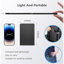 Load image into Gallery viewer, PopBloom Foldable Bluetooth Keyboard - Portable Keyboard with Storage Bag, Rechargeable Full Size Ultra Slim Compatible iOS Android Windows Smartphone Tablet and Laptop(Keyboard+Bag), ElegantBlueBlackKeyboardBag_1001
