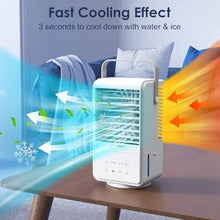 Load image into Gallery viewer, Portable Air Conditioners,4 in 1 Portable AC unit with 3 Speeds 2 Mist,90 Oscillating Cooling Fan with Timer 7 Color Night,Air Conditioner Portable,6.547.3211.97 inches Air Cooler (White-6)_12
