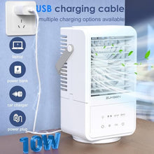 Load image into Gallery viewer, Portable Air Conditioners,4 in 1 Portable AC unit with 3 Speeds 2 Mist,90 Oscillating Cooling Fan with Timer 7 Color Night,Air Conditioner Portable,6.547.3211.97 inches Air Cooler (White-6)_15
