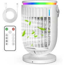 Load image into Gallery viewer, Portable Air Conditioners, Fan with 120 Rotating Function,JYew Evaporative Mini Room Air Conditioners,Portable AC Unit Air Cooler with 4 in 1 Humidifier Fan Conditioner, AC Portable for Room Office_1
