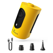 Load image into Gallery viewer, Portable Air Pump for Inflatables, 4000mAh Ultra Fast Air Mattress Pump, Yellow_1
