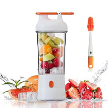 Load image into Gallery viewer, Portable Blender, Personal Blender for Smoothies and Shakes, Cordless, with 6 Blades, USB C Rechargeable Travel Blenders, Fruit Juice Mixer for Home/Office/Camping/Gym, 25 oz (White)_1

