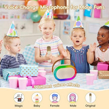 Load image into Gallery viewer, Portable Bluetooth Speaker with Wireless Mics,Karaoke Machine for Adults &amp; Kids, MulticolorMic_4486
