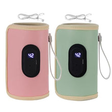 Load image into Gallery viewer, Portable Bottle Warmer 18W Quick Heating Baby Bottle Warmer Temperature Adjustable USB Baby Bottle Heater for Home Family Travel Green Travel Bottle Warmer Baby Bottle Heater Bottle Warmer Baby Trave_673
