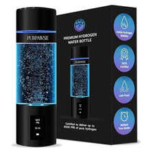 Load image into Gallery viewer, Portable Hydrogen Water Bottle Generator, Up to 6000 PPB with SPE/PEM Technology Hydration Hydrogenated Water Bottle, Athletic, Rechargeable H2 Generator, Long Lasting Battery, Black_1
