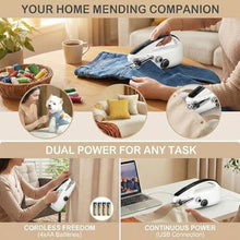 Load image into Gallery viewer, Portable Mini Sewing Machine for Beginners Portable Handheld Sewing Machine with Dual Speed &amp; Power Modes - Quick Stitch for Home Travel DIY Repairs Easy to use, Black_222
