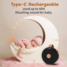 Load image into Gallery viewer, Portable Sound Machine Mini White Noise Machine Baby Shushing Brown Noise Machine with 30 Soothing Sounds for Kids Adults Dogs Auto-Off Timer 32 Volume Levels Sleep Machine for Home Office Privacy, Black_1272
