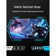 Load image into Gallery viewer, Portable Travel Monitor 2K 144Hz 16" for Laptop PC Switch Xbox PS5/4, MetalBlackAQH_629
