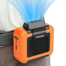 Load image into Gallery viewer, Portable Waist Under Shirt Fan, 23H Working Time, 6200 RPM Strong Airflow, Orange_1
