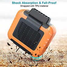 Load image into Gallery viewer, Portable Waist Under Shirt Fan, 23H Working Time, 6200 RPM Strong Airflow, Orange_8264
